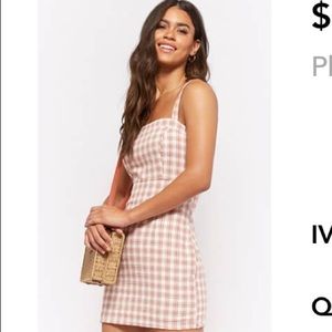Plaid mini dress